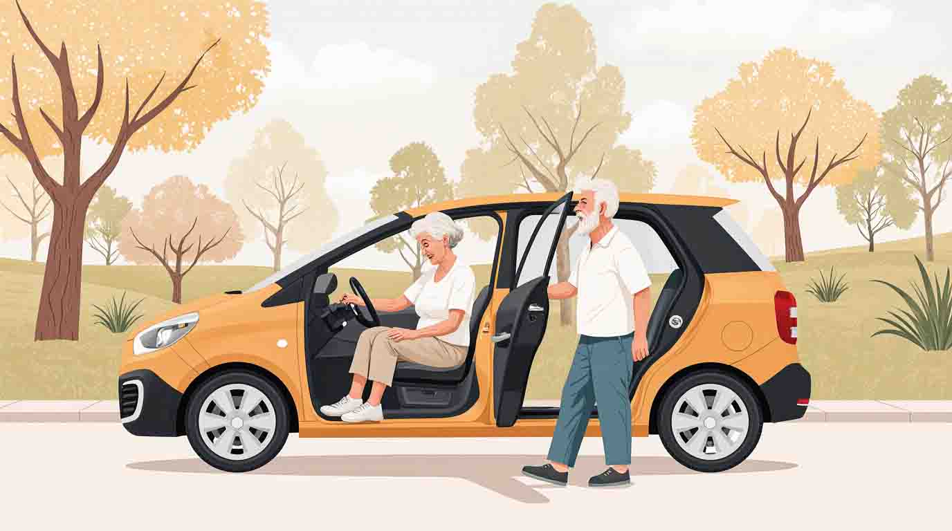 Voiture sans permis pour senior